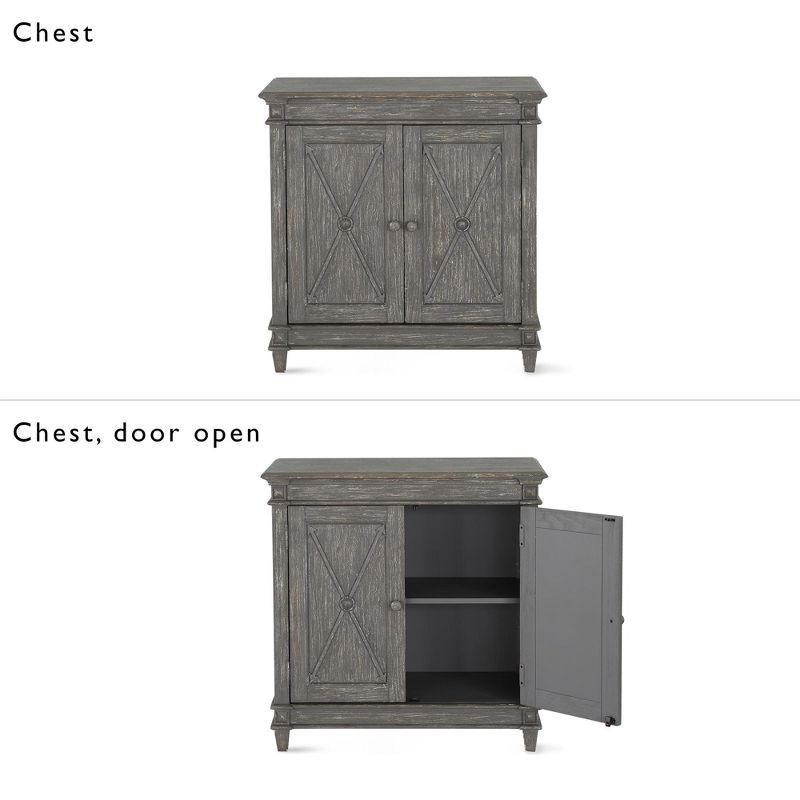 Alondra Storage Cabinet Gray - Dorel Living