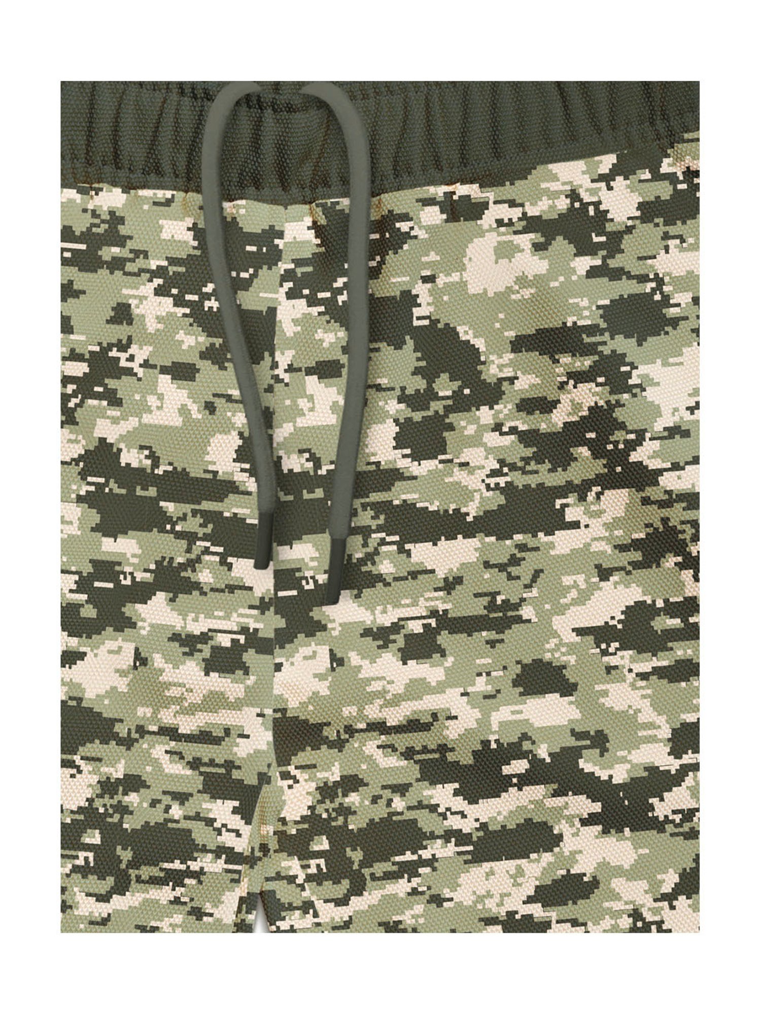 HELLCAT Kids Green Camouflage Shorts