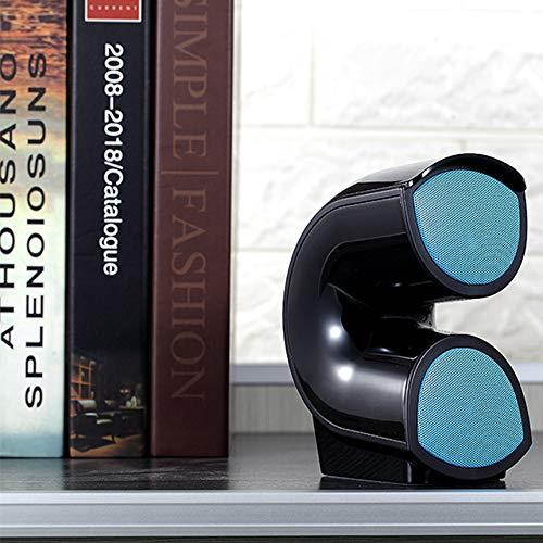 Museeq Wireless Portable Speakers Bluetooth 4.2 with Enhanced Bass High Volume 4400mAh 10W Stereo Sound Built in Mic Outdoor Speaker for Beach, Party Home&Travel (Black)