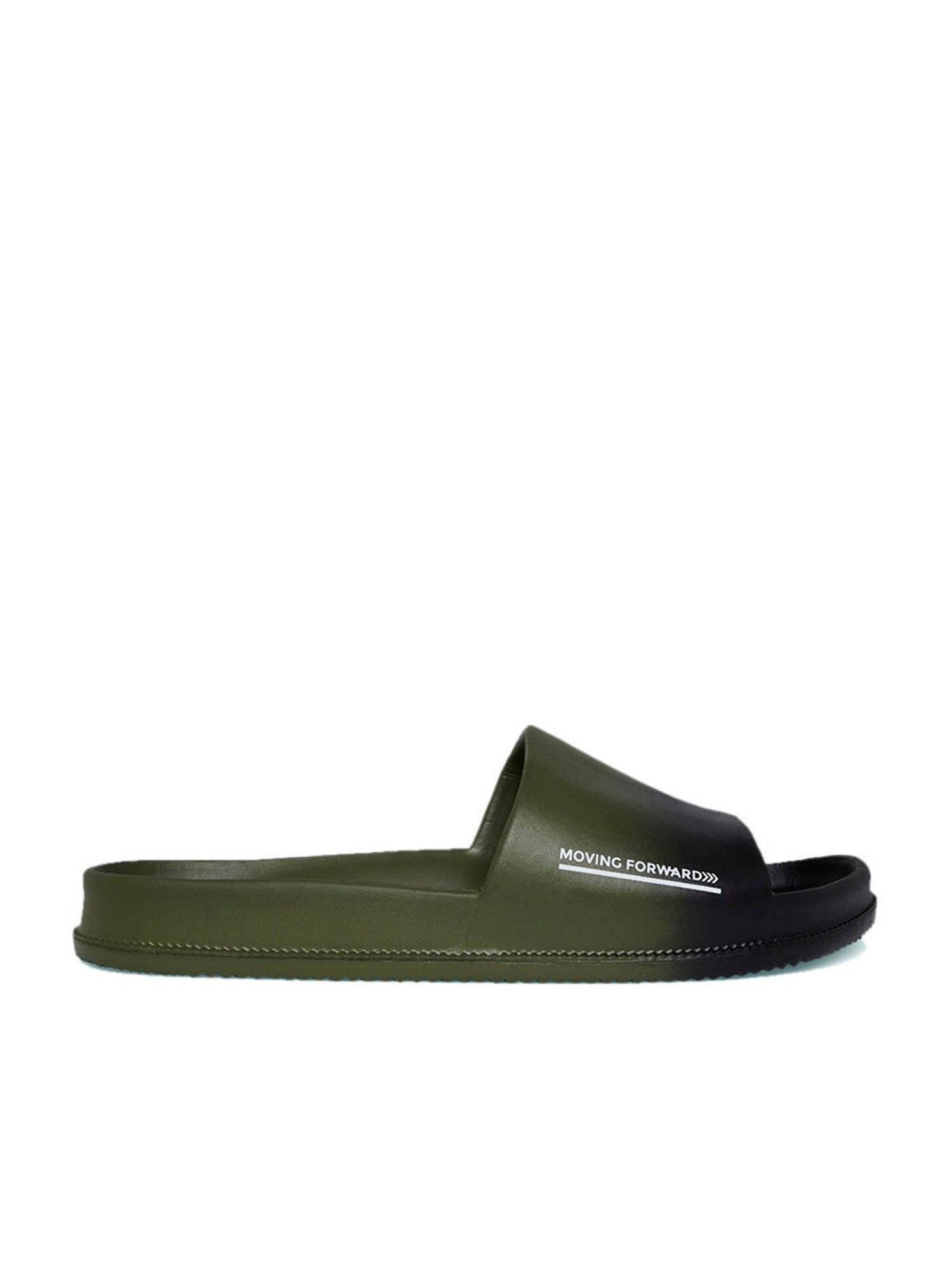 Ajile by Pantaloons Men's Olive Slides