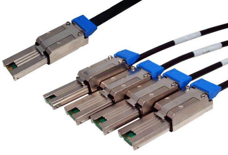 1m SFF-8088 to 4xSFF-8088 Fanout External SAS Cable