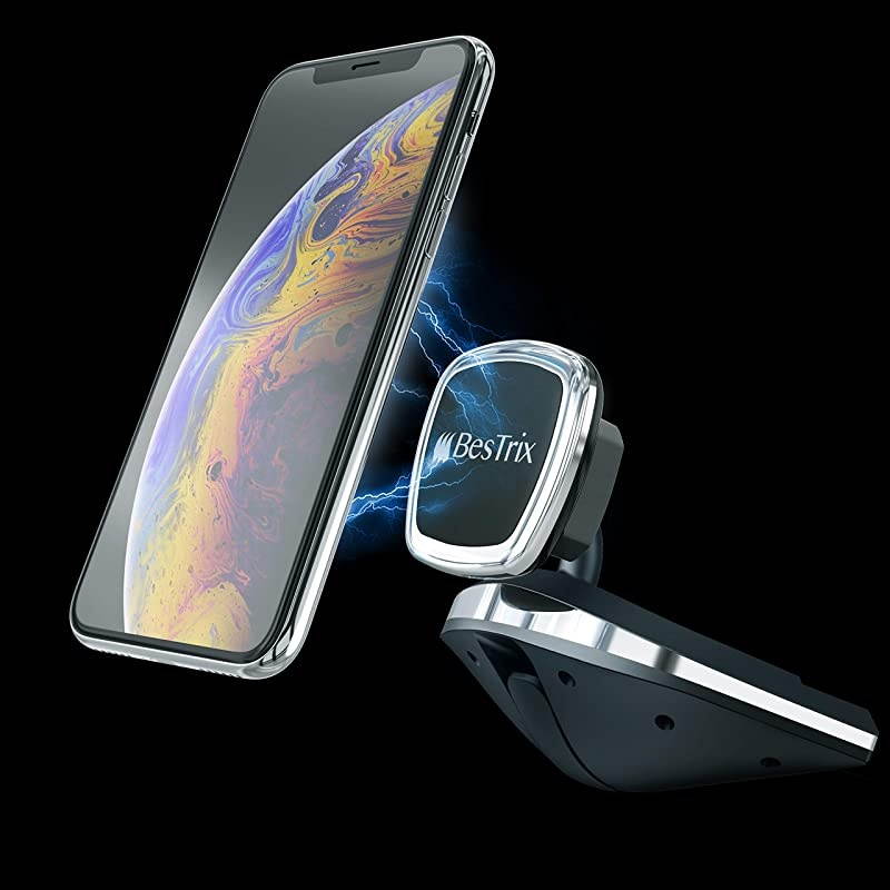 CD Slot Magnetic Smartphone Car Mount Holder compatible with all smartphone up to 6