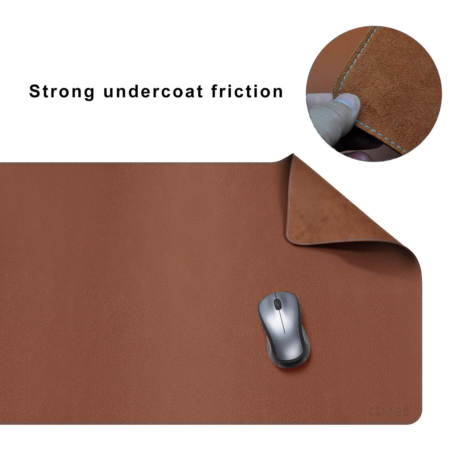 Gaming Desk 47.2" W x 23.6" D Office Computer Table, Black Gamer Workstation with 2 Cable Management Holes