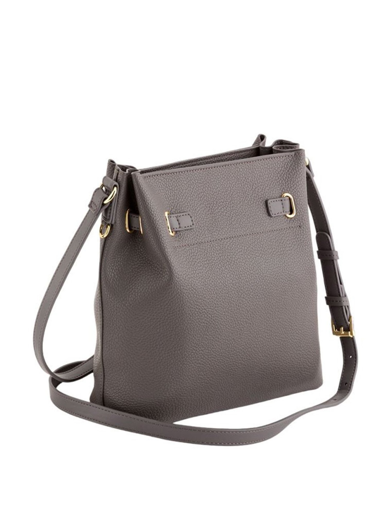 Carpisa Ermione V1 Grey Faux Leather Solid Sling Handbag