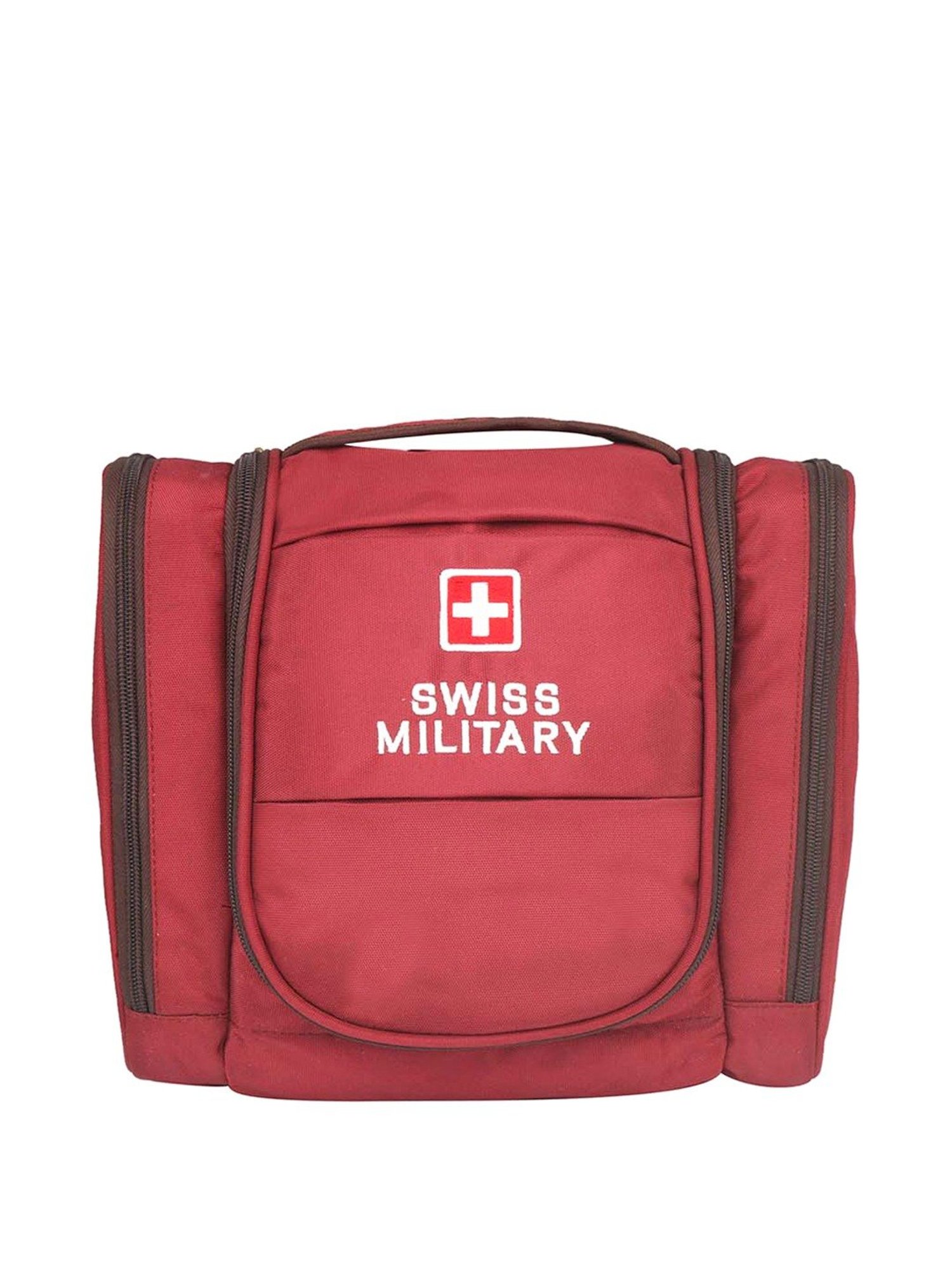 Swiss Military Red Casual Polyester Shaving Kit