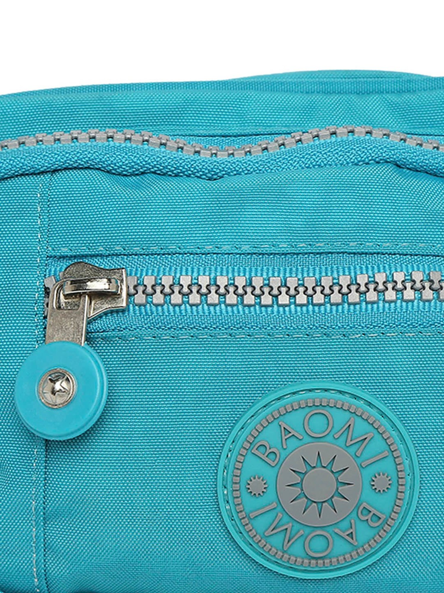 Baomi Blue Solid Waist Pouch