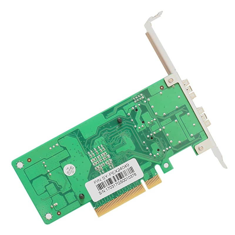 Port SFP+ 10 Gigabit Pci-E X8 NIC Network Card Intel Chipset