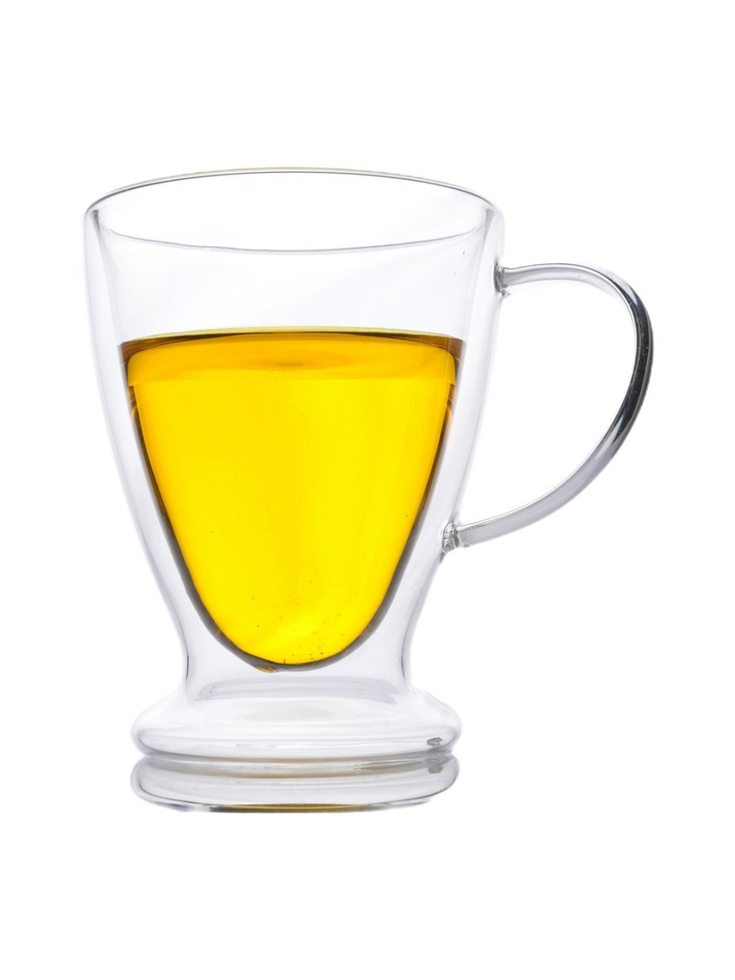 Femora Transparent Borosilicate Double Wall Coffee Cup (320ml)