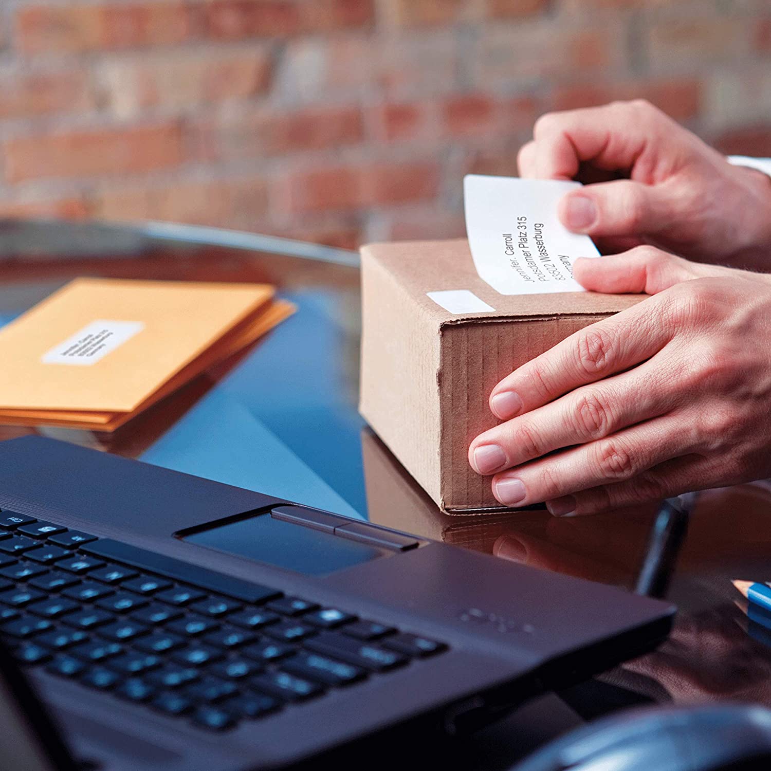 Label Printer,Turbo Direct Thermal Label Printer, Fast Printing, Great for Labeling, Filing, Mailing, Barcodes and More, Home & Office Organization