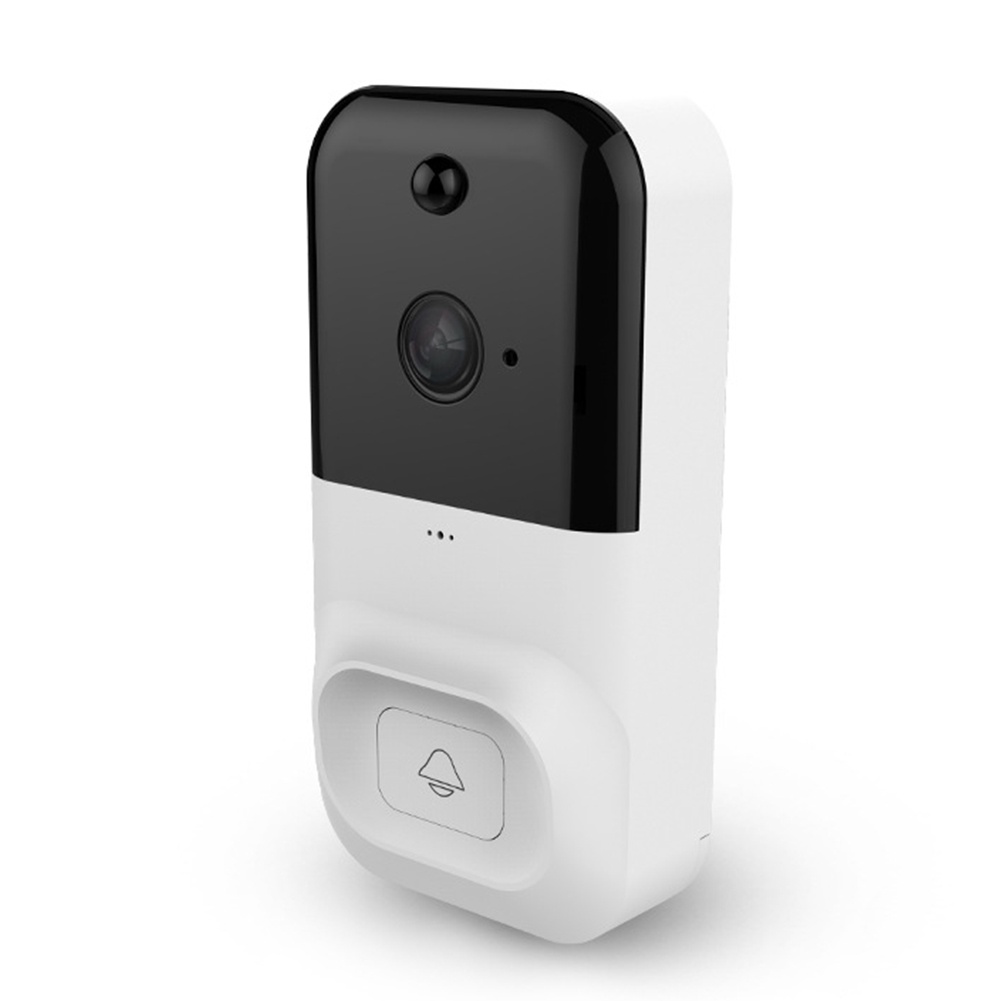 X5 Smart 1080P HD Camera Wireless WiFi Video Doorbell  Home infrared Night Vision ABS Low Power (White)