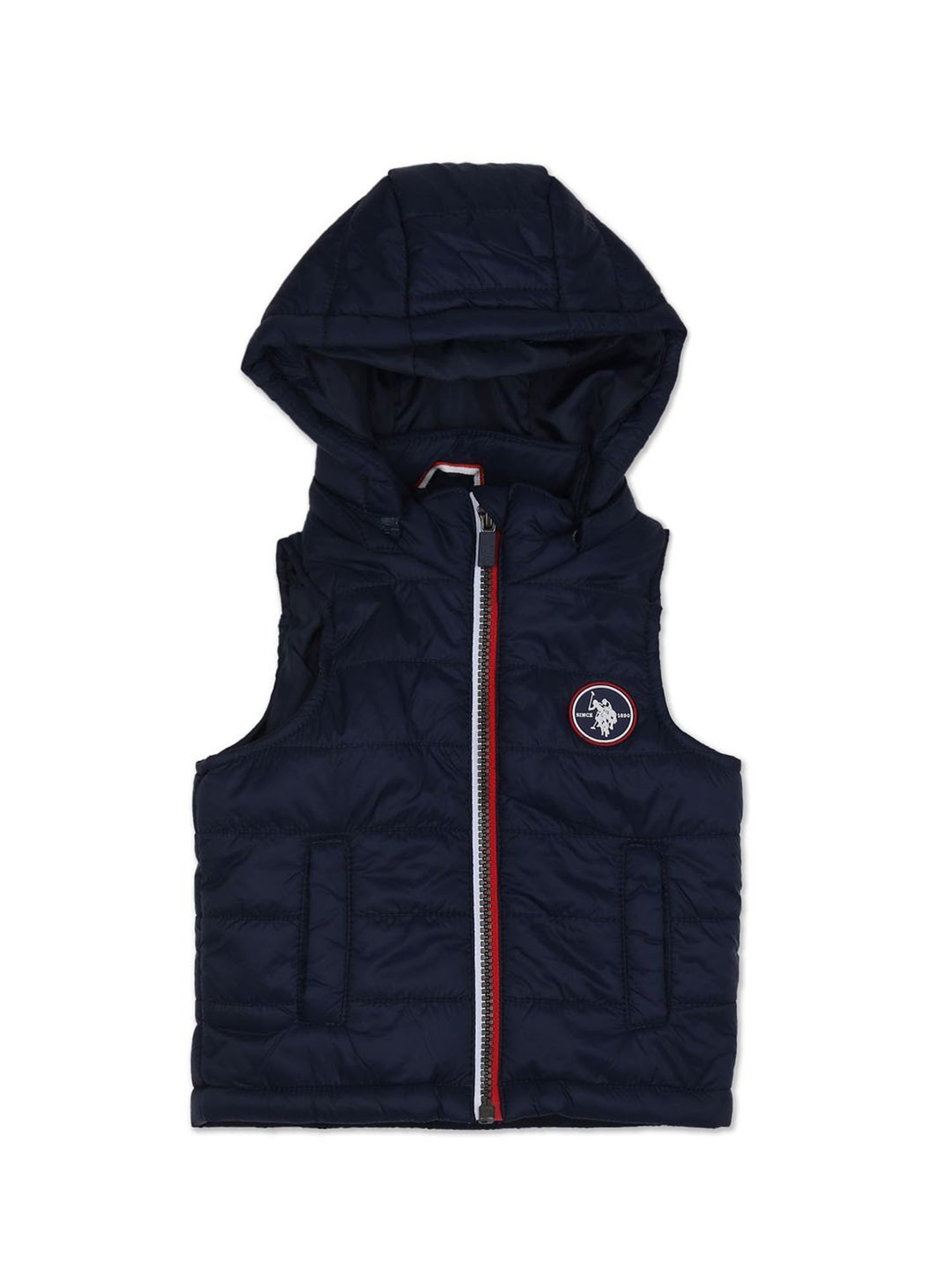 U.S. Polo Assn. Kids Navy Solid Puffer Jacket