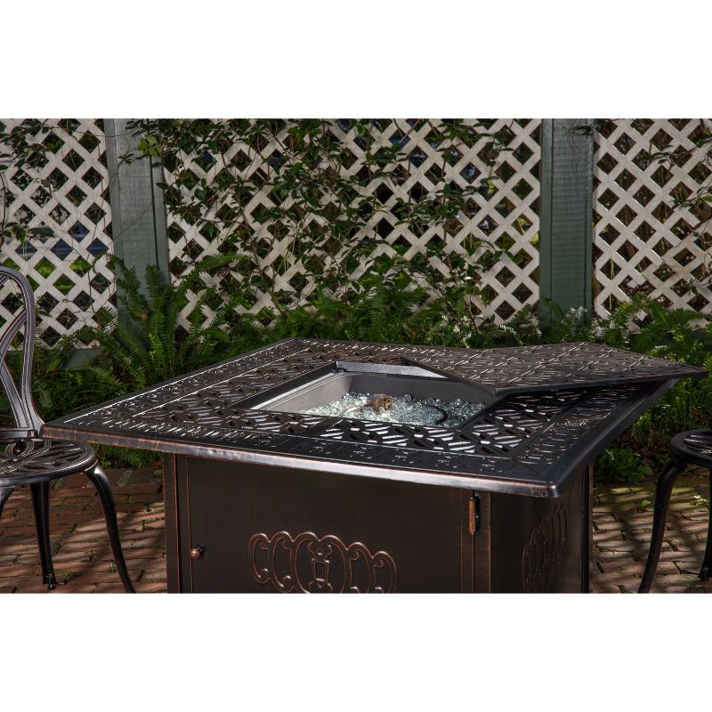 Dynasty Square LPG Fire Pit - Fire Sense