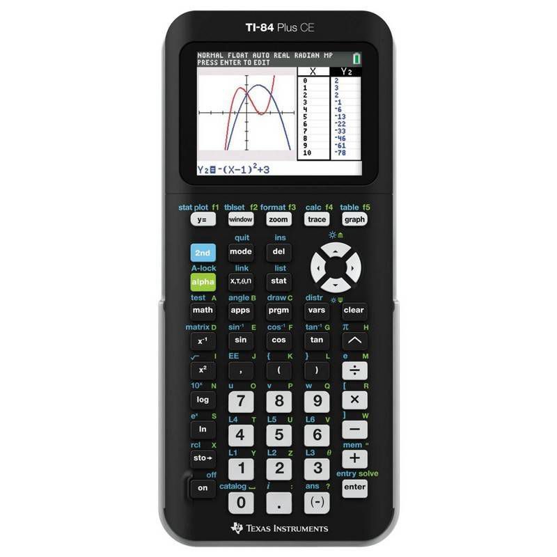 Texas Instruments 84+CE Graphing Calculator - Black