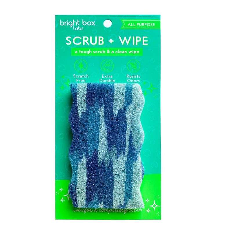 Bright Box Wave Scrub + Wipe - Blue