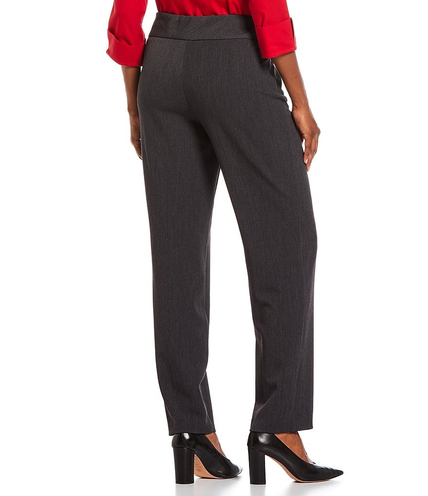 Investments Petite Size the PARK AVE fit Straight Leg Pull-On Pants