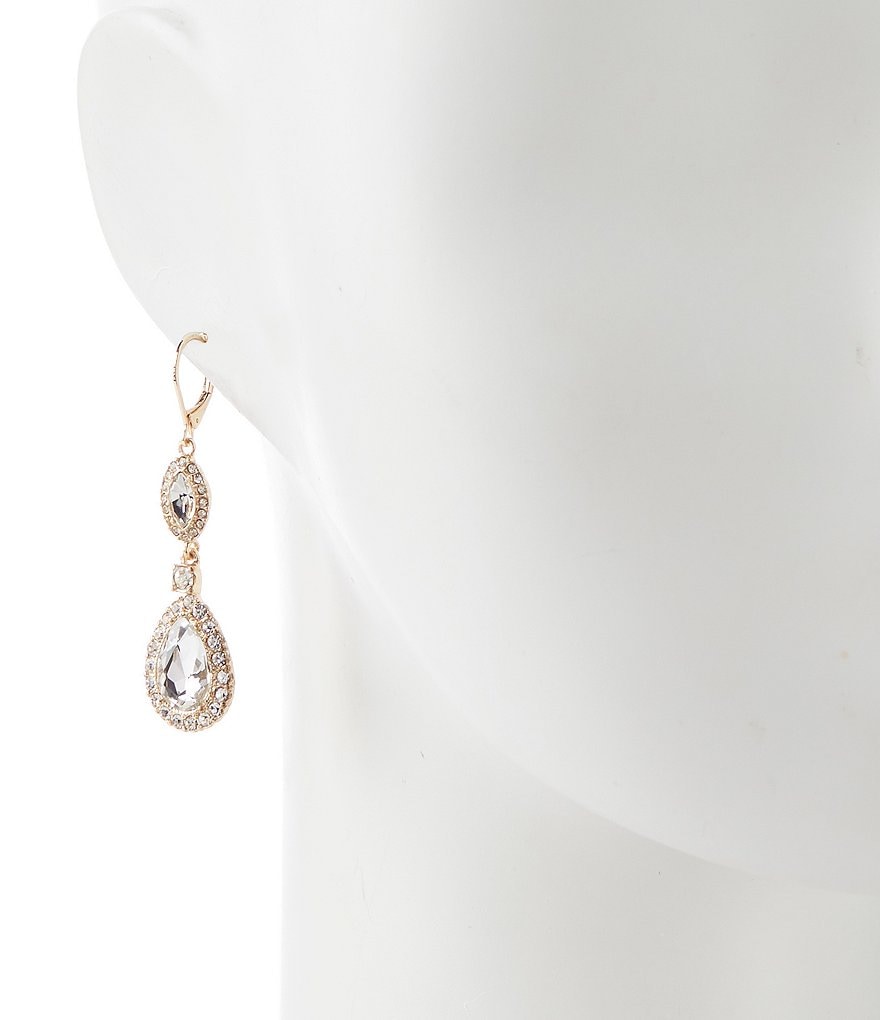 Gemma Layne Pave Elegant Drop Earrings