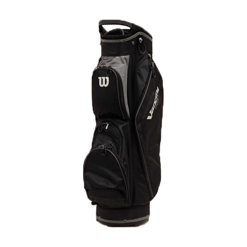Wilson WGB4715BL Lightweight Weatherproof Velocity HDX Carry Bag w/ Shoulder Strap & 8 Dividers, Black