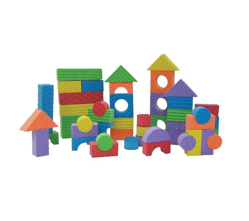 Edushape Textured Blocks - Set of 80