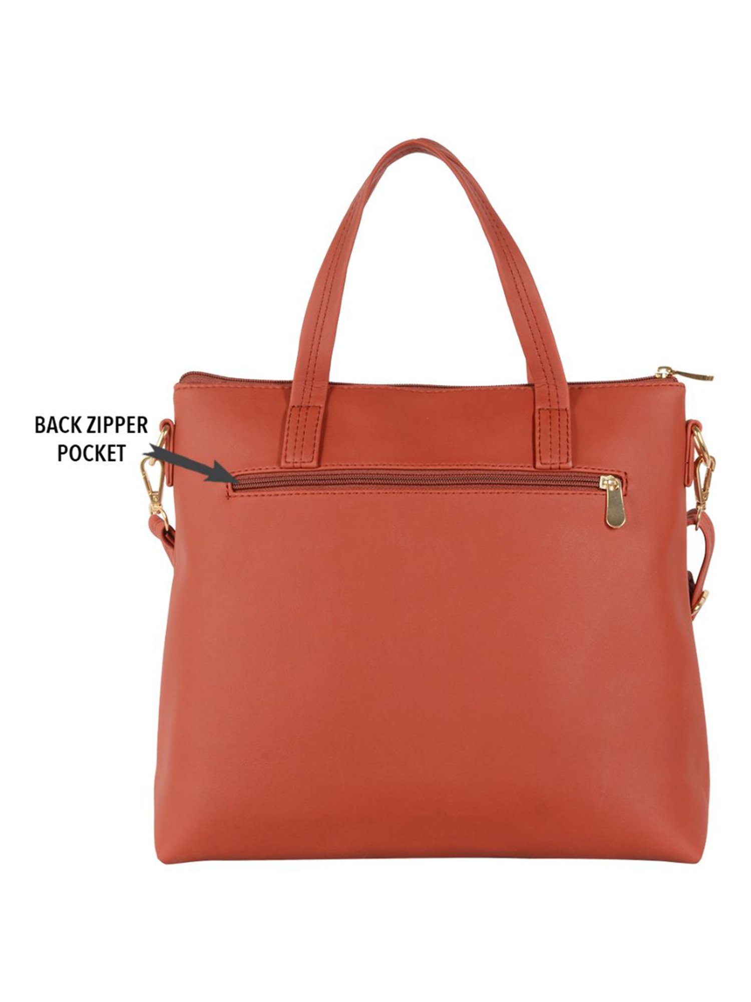 Baggit Red Medium Satchel Handbag