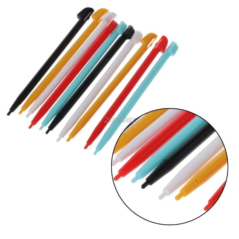 10Pcs Stylish Color Touch Stylus Pen for Nintendo Wii U WIIU GamePad Console Nov01
