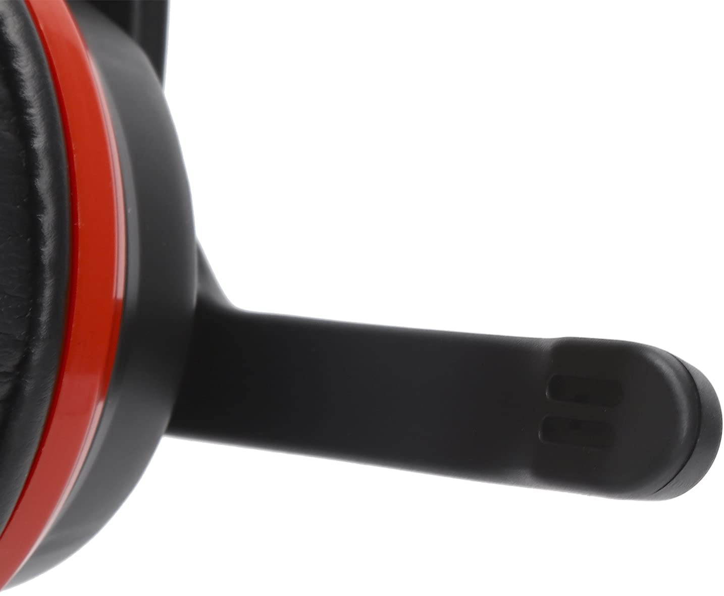 Dilwe Stereo Gaming Headset, 3.5mm Gaming Headphone Wired with Microphone, Bass Surround, Noise Cancelling Over Ear Headphones for PS4, PC, Mobile Phone(Red)