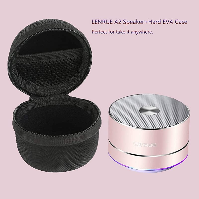A2 Portable Wireless Bluetooth Speaker with Hard EVA CasePerfect for Compatible with Your Cell Phone for Travel Outdoor Home use