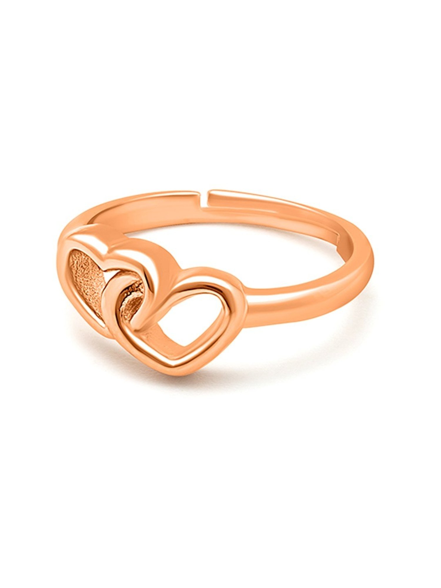 Silberry 925 Siver Rose Gold Sweet Connection Ring