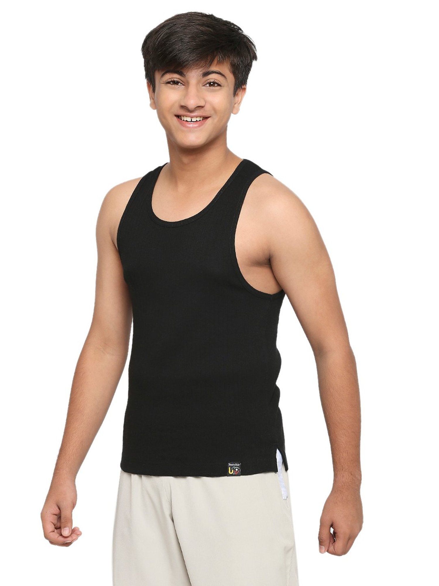 Frenchie Kids Black Solid Vest