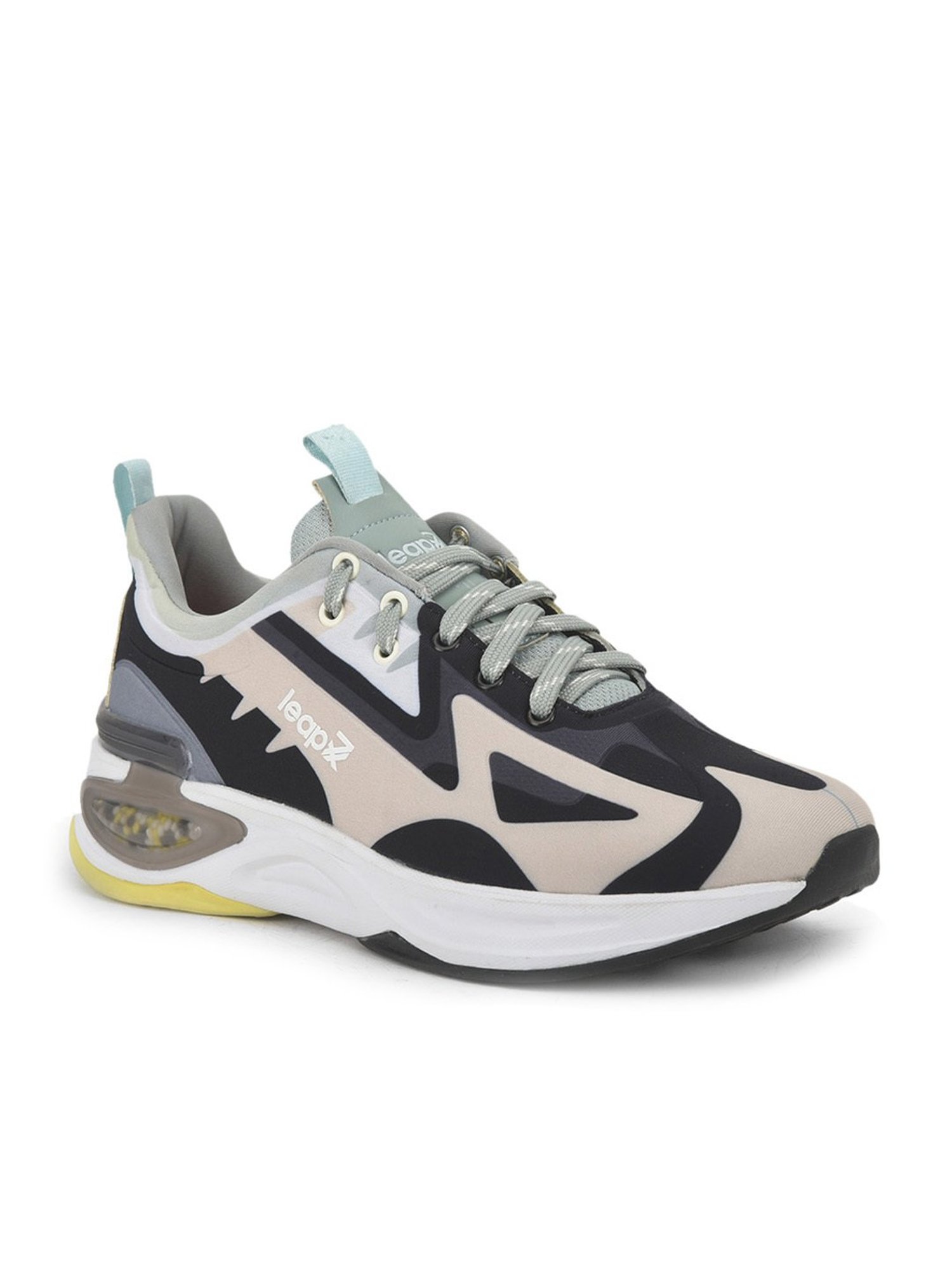 Leap7X By Liberty Men's Beige Running Shoes
