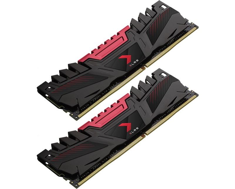 PNY XLR8 DDR4 3200 MHz Desktop Memory - For Desktop PC - 32 GB (2 x 16 GB) - DDR4-3200/PC4-25600 DDR4 SDRAM - CL16 - 1.35 V