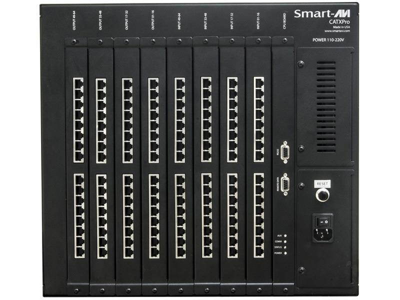 Smartavi CSWX64X64S PRO 64x64 Matrix Switcher over Cat5 + Rs-232 (1080p/1000ft)