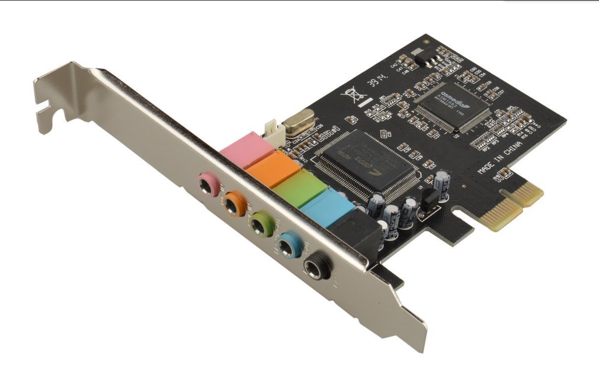 Desktop PC Sound Card PCI-e Express 5.1 PC Sound Card 6 Channel Surround 3D Audio CMI8738