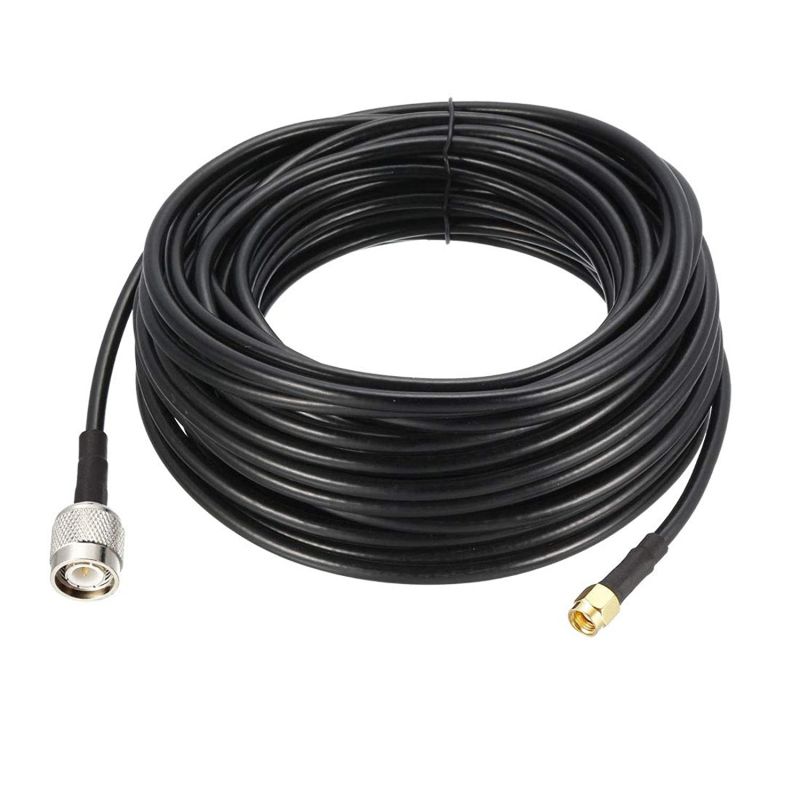 uxcell SMA Male to TNC Male RG58 RF Coaxial Cable 50 ft