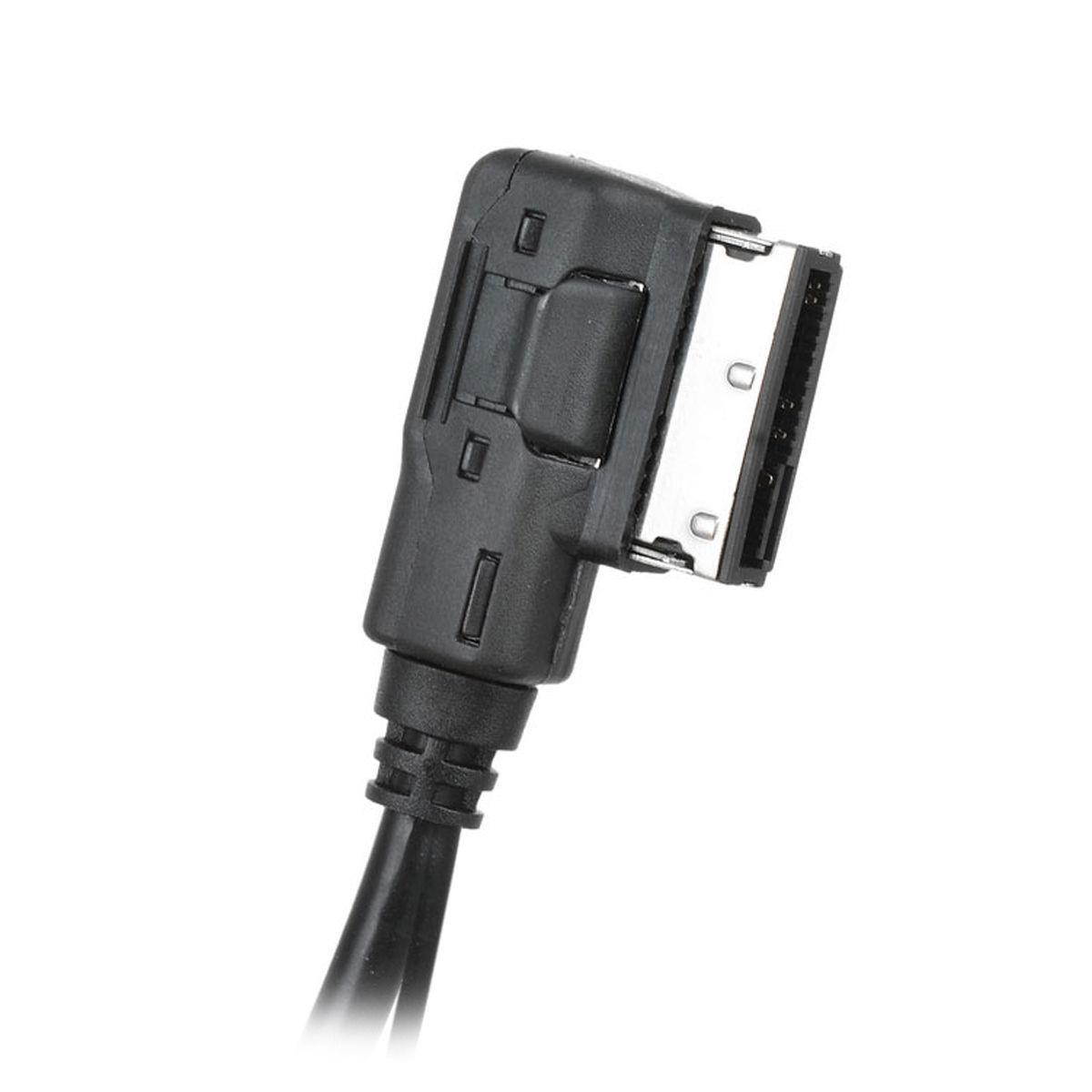 Media In AMI MDI to Bluetooth Audio Aux & USB Female Adapter Cable For VW AUDI