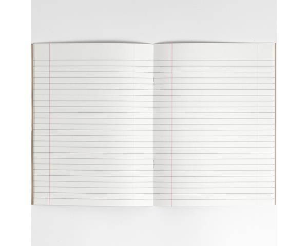 Rhino Exercise Book, 9 x 7 Inches, 80 page, 8mm ruled lines with margin, OrangeCover  (Pack of 10)