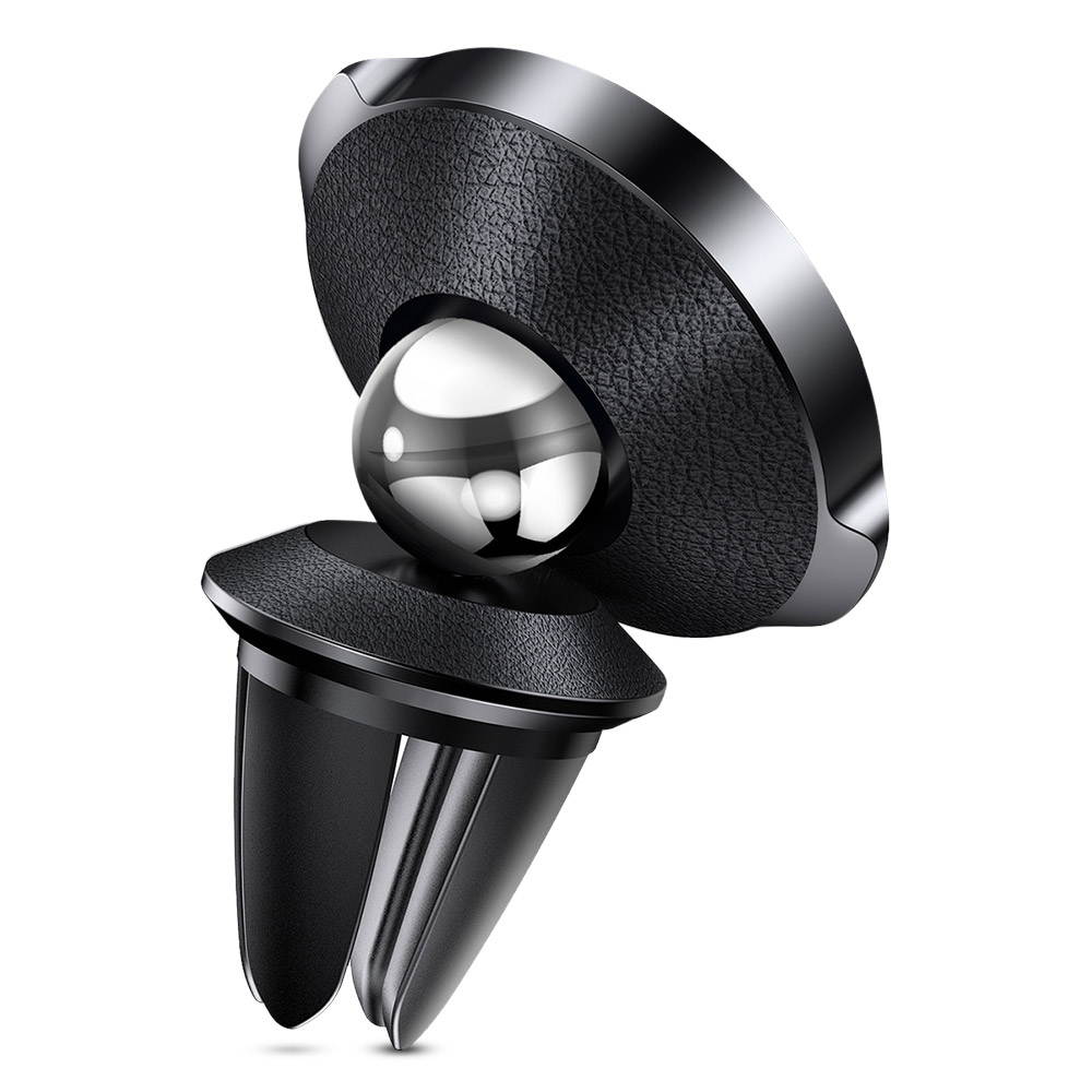 Baseus Small Ears Series Magnetic Leather Phone Holder Air Vent Car Phone Mount Stand 360 Degree Rotation