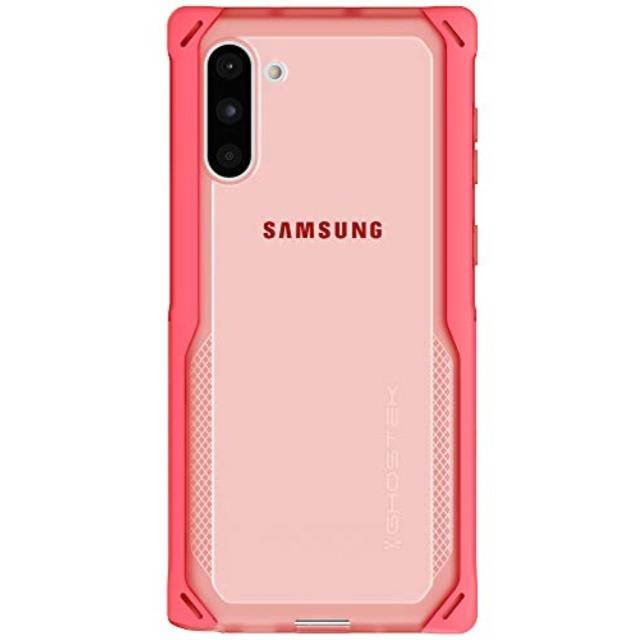 Ghostek Cloak Designed for Samsung Note 10 Case Clear Tough Bumper Protector Cover Luxury Design Supports Wireless Battery Charging Raised Bezel for Extra Screen Protection 2019 Note10 - (Blue/Gold)