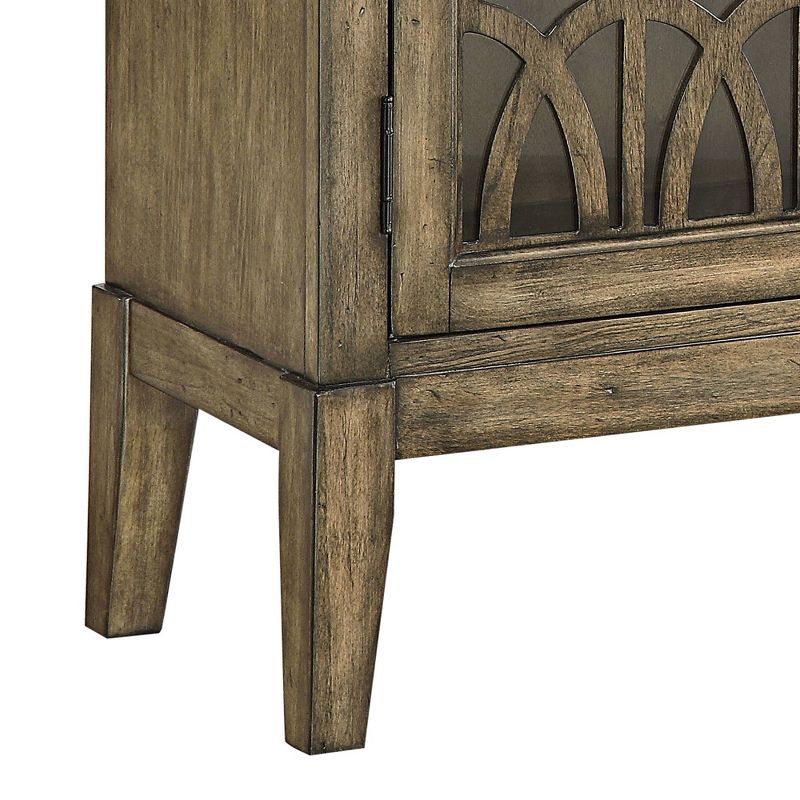 Coast to Coast Pendleton Kire 40 1/2" Wide Glass Door Accent Cabinet