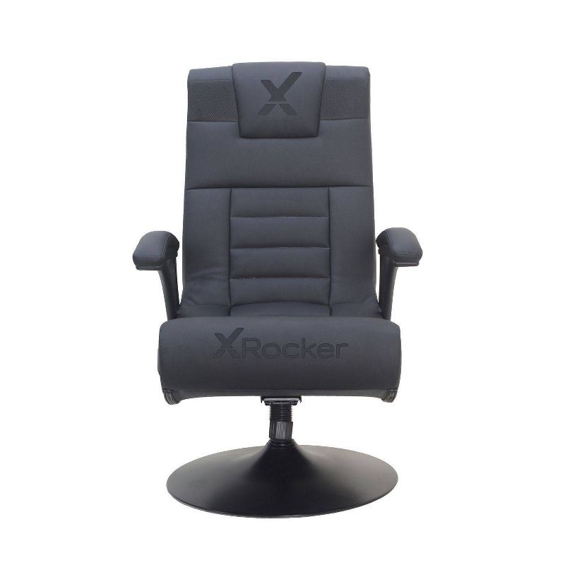 Covert 2.1 Wireless Audio Pedestal Console Gaming Chair Black - X Rocker