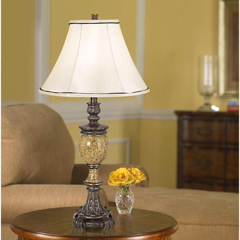 Kathy Ireland's Westminster Faux Marble Urn Table Lamp