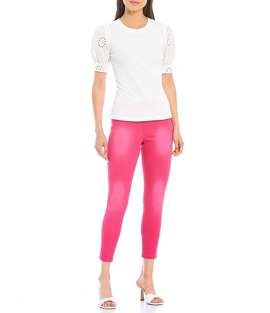 HUE Sun Washed Ultra Soft Denim Skimmer Leggings