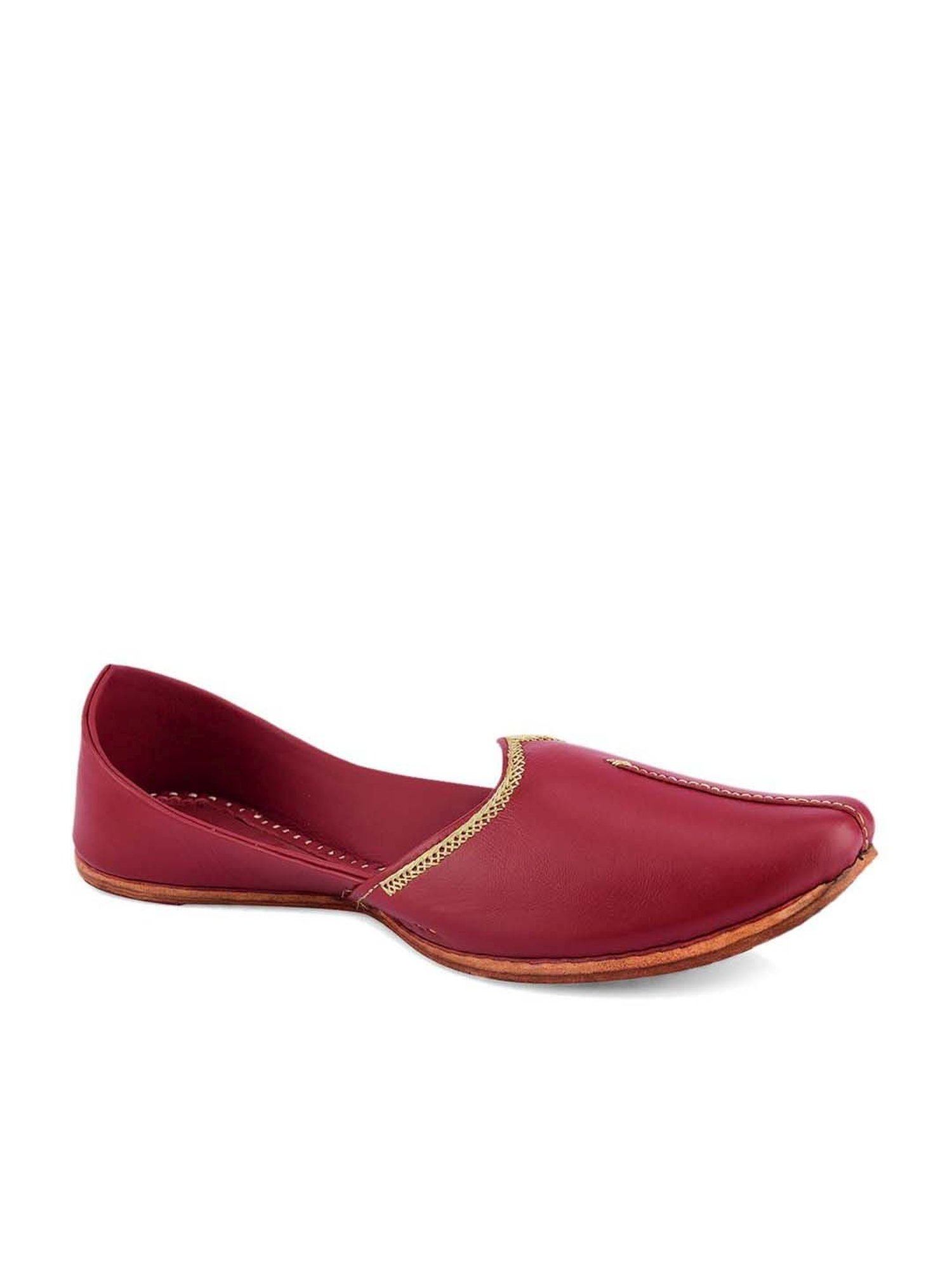 Fausto Men's Brown Ethnic Juttis