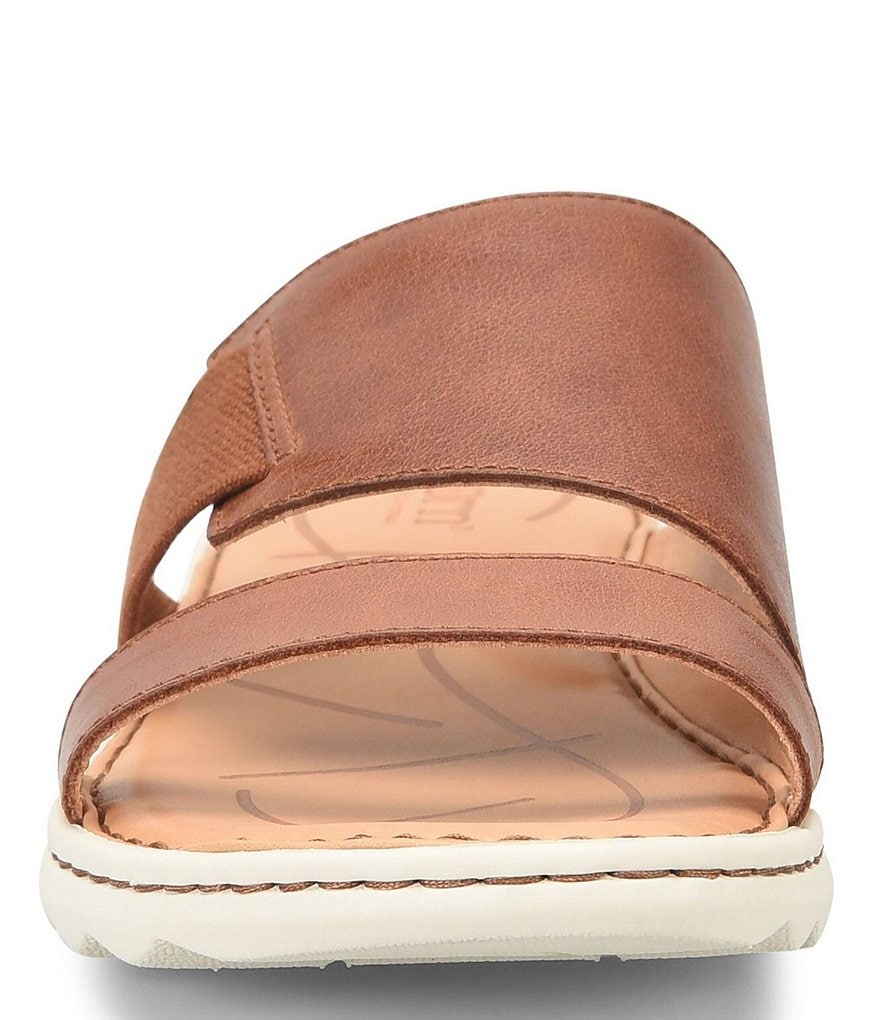 Born Oceana Slide-On Leather Sandals