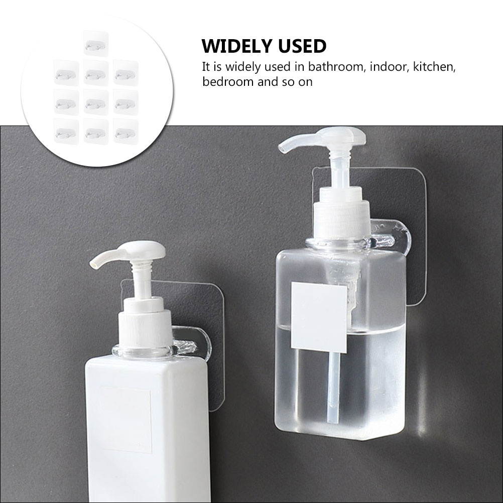 10pcs Storage Holder Creative Wall Shelf Storage Rack Bathroom Rack Organizer Rack Sticky Hook Rack for Room Home  Kitchen