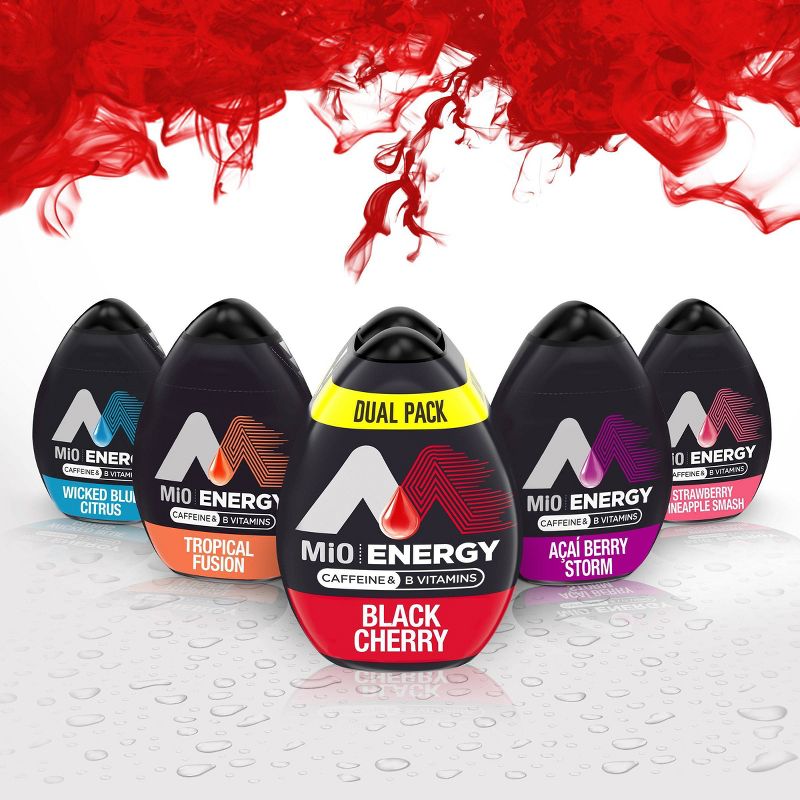 MiO Dual Pack Black Cherry Liquid Water Enhancer - 2pk/3.24 fl oz Bottle
