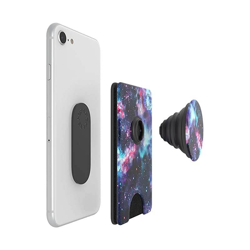 PopWallet+ Swappable and Repositionable Wallet Galactic Nebula