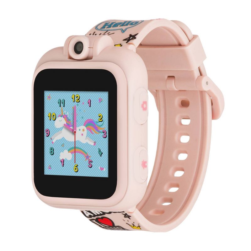PlayZoom Interactive Educational Smartwatch for Kids 48mm - Pink Graffiti Band