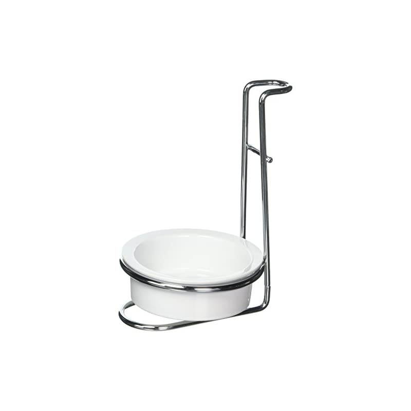 Stainless Steel Ceramic Upright Stovetop Drip Catcher Spoon Rest