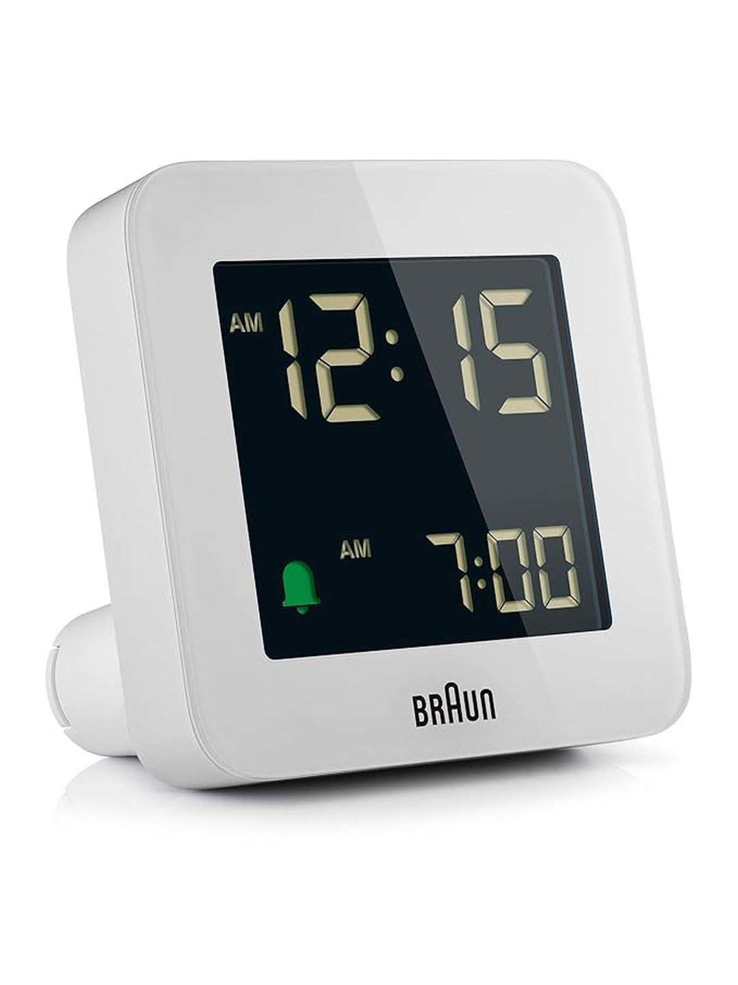 Braun White Digital Alarm Clock