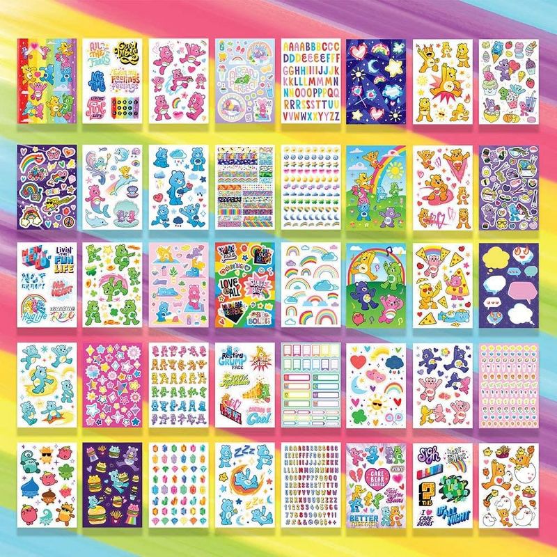 Fashion Angels Care Bears 1000+ Unbearably Cute Sticker Book